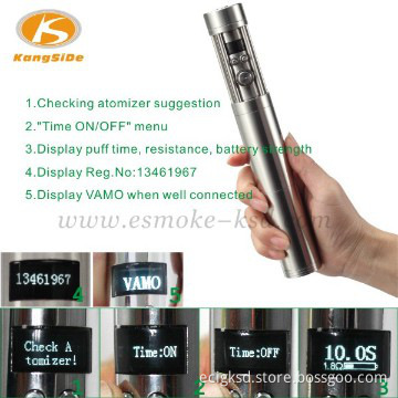 Electronic cigarette KSD best Selling VV&VW mod e huge 26650 battery